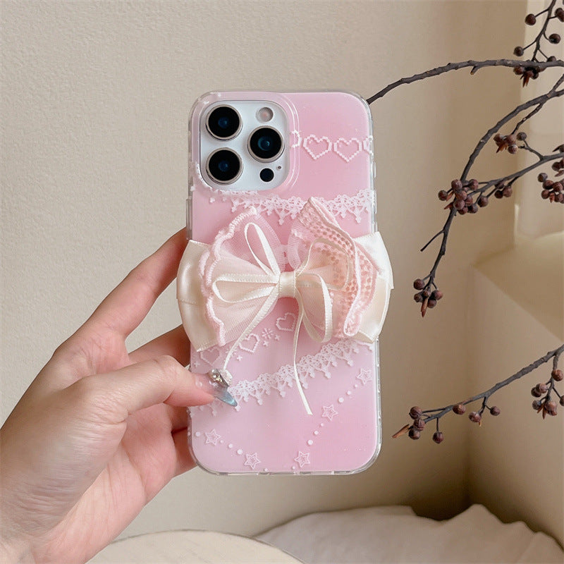 Coquette Sweetheart of Pink Lace Phone Case