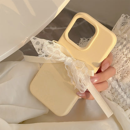 Coquette Delightful Yellow Lace Phone Case