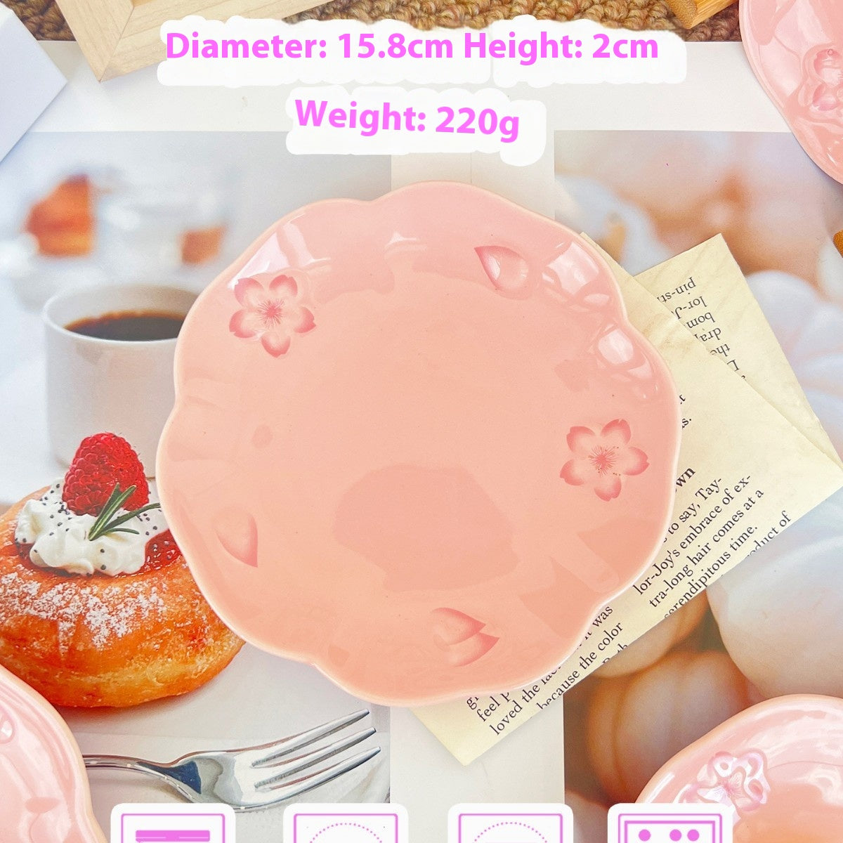 Sweet sakura daydream Dessert Plate
