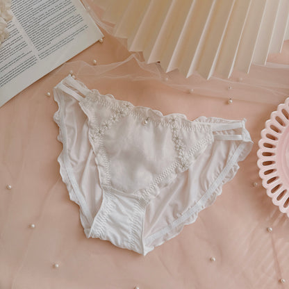 Coquette Soft Whispers and Bunny Kisses Panties Set