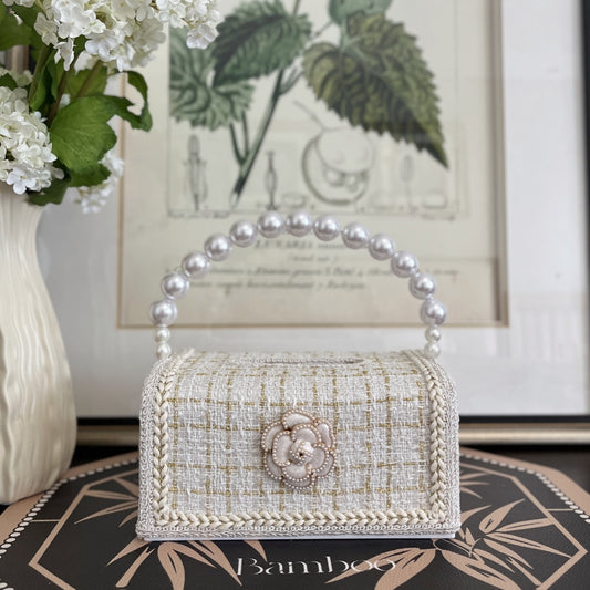 Coquette Luxe Floral Tissue Box