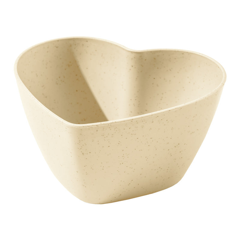 Gentle Wishes in a Heart Shell Fruit Bowl