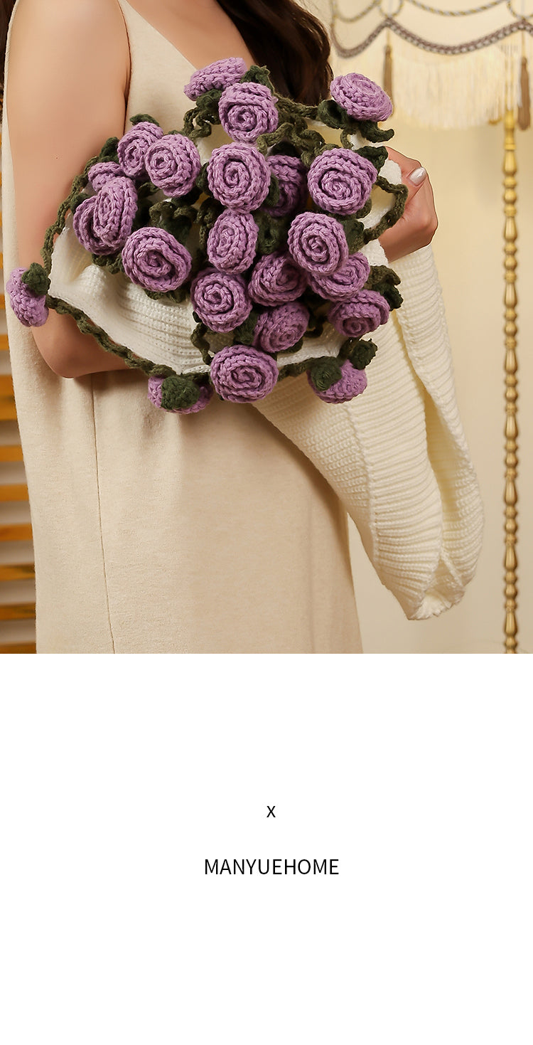 Coquette Enchanted Floral Knit Blanket