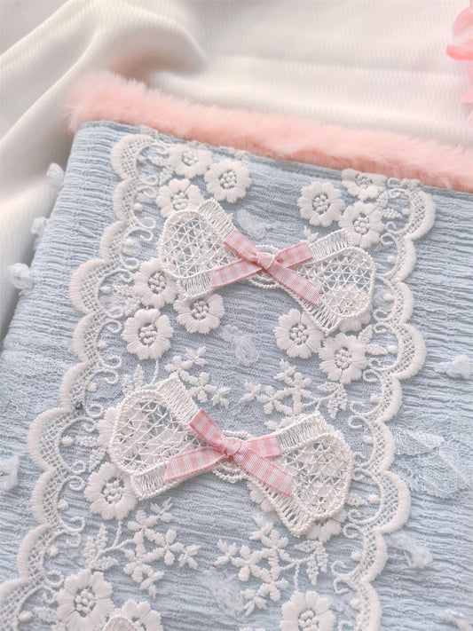 Coquette Velvet Cherry Blossom Love Song Handmade Journal