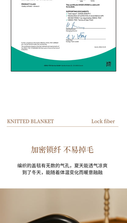 Coquette Enchanted Floral Knit Blanket