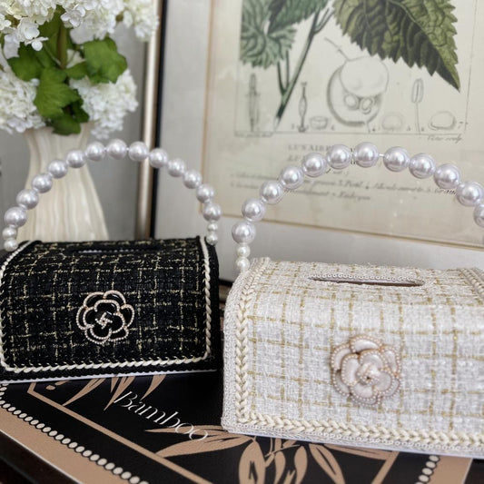 Coquette Luxe Floral Tissue Box