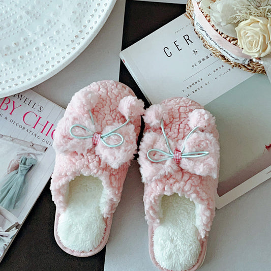 Coquette Where Every Step Feels Like Candy Floss Cotton Slippers