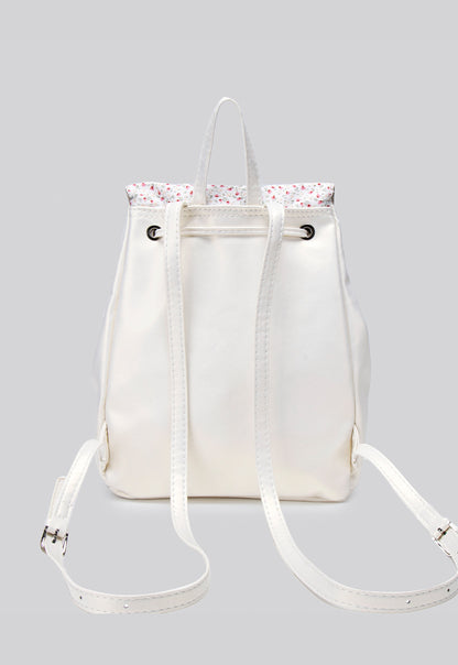 Coquette Elegance with Floral Lace and Ribbons Backpack