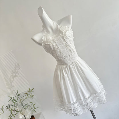 Coquette Silent Poetry in Ivory Haze Dress
