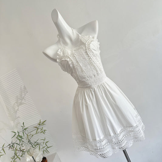 Coquette Silent Poetry in Ivory Haze Dress