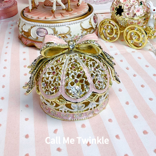 A Crown of Blush Ribbons — Storage Box