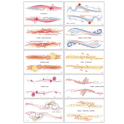 Coquette Sparkle Vibes Tattoo Sheet Set