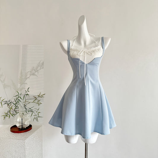 Coquette Azure Dreams in Lace Dress 1