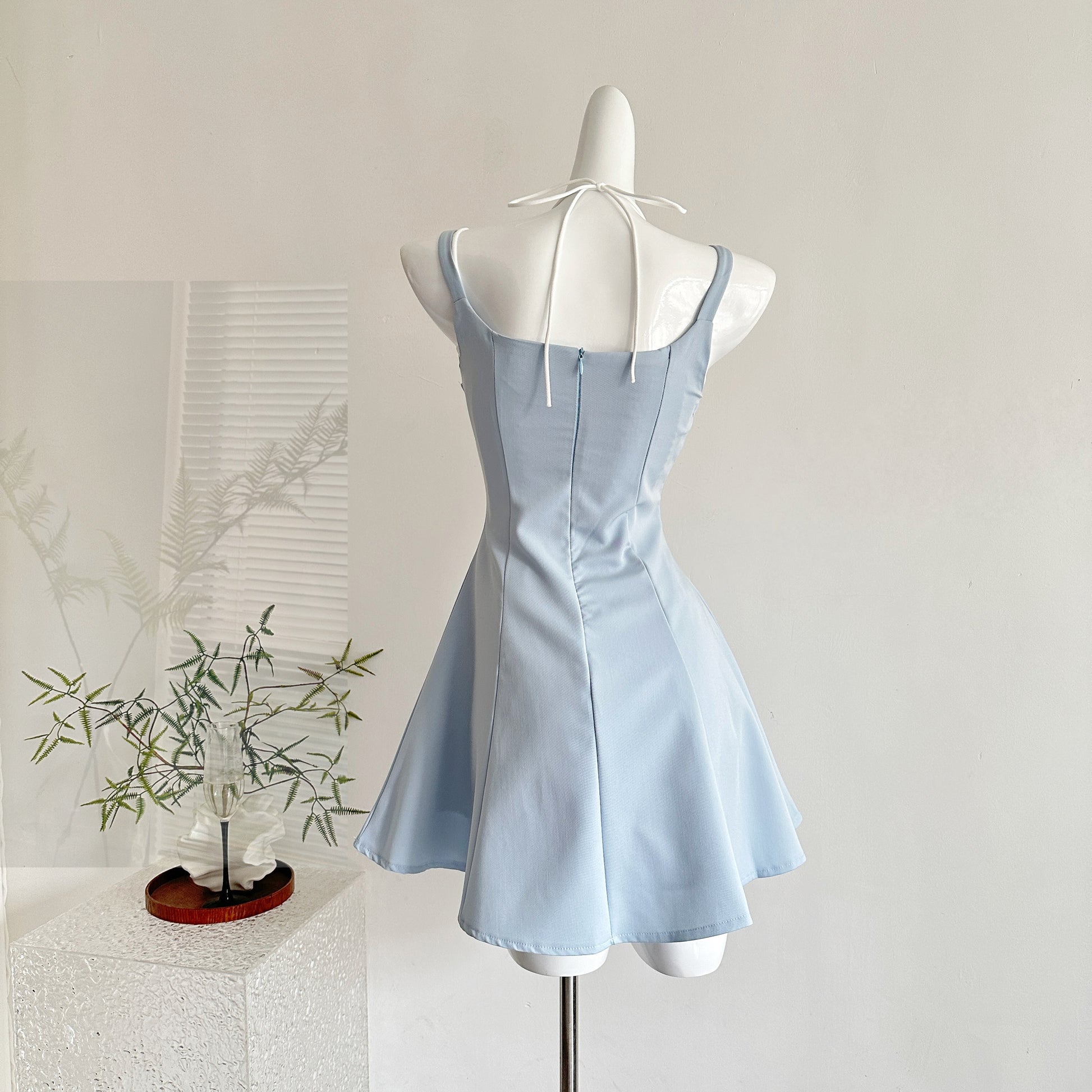 Coquette Azure Dreams in Lace Dress 2