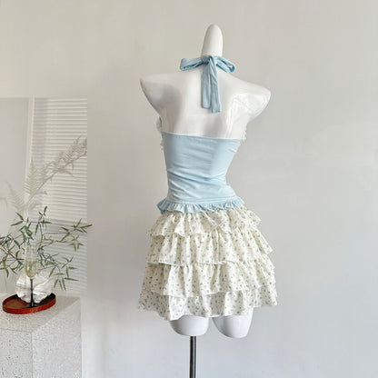 Coquette Azure Wishes on a Meadow Breeze Top and Skirt 2