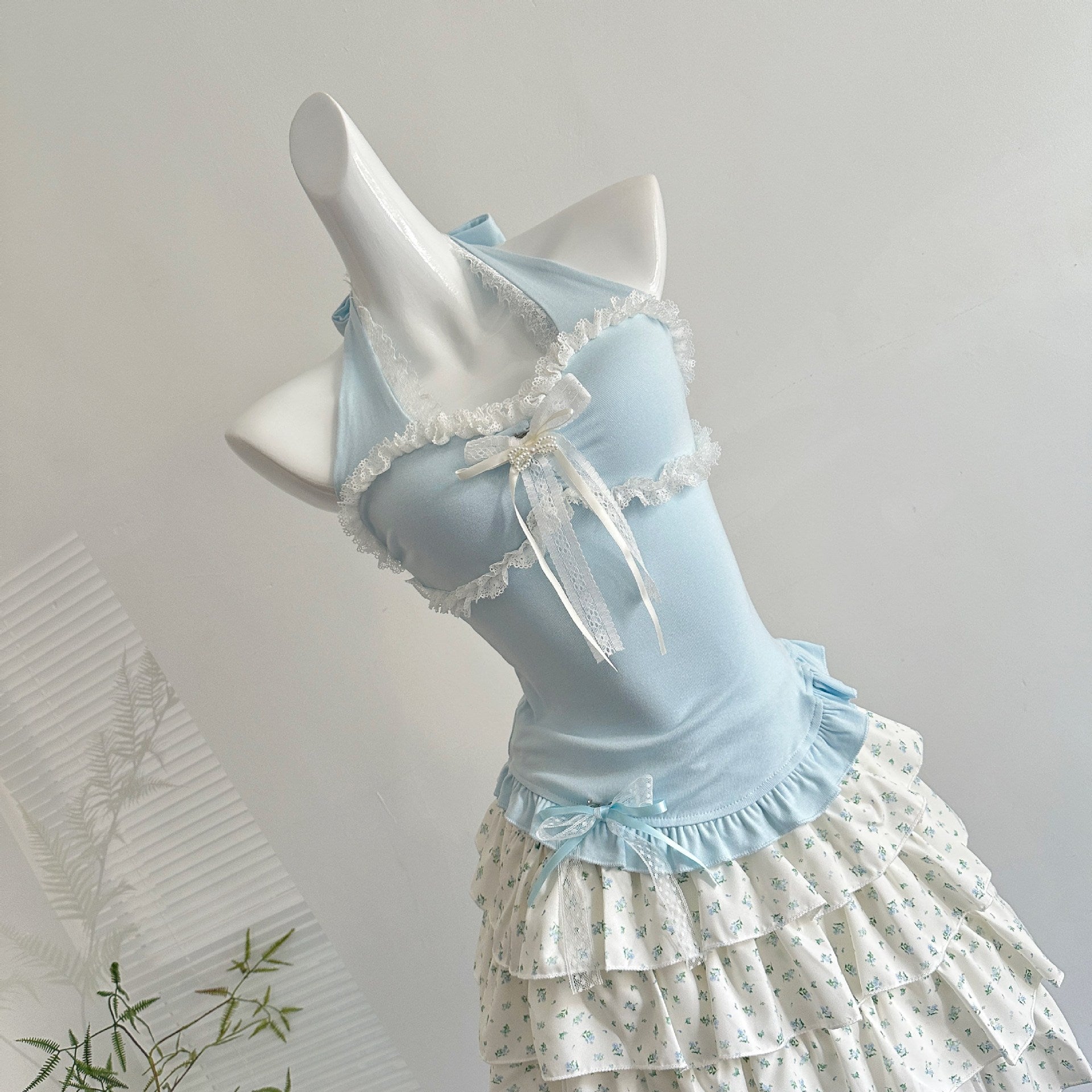 Coquette Azure Wishes on a Meadow Breeze Top and Skirt 4