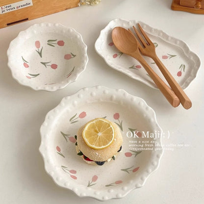 Coquette Blossoms Kiss The Morning Plate