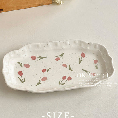 Coquette Blossoms Kiss The Morning Plate