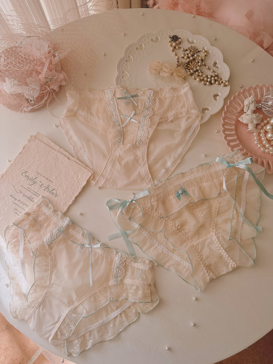 Coquette Blue Ribbon Daydream Panties