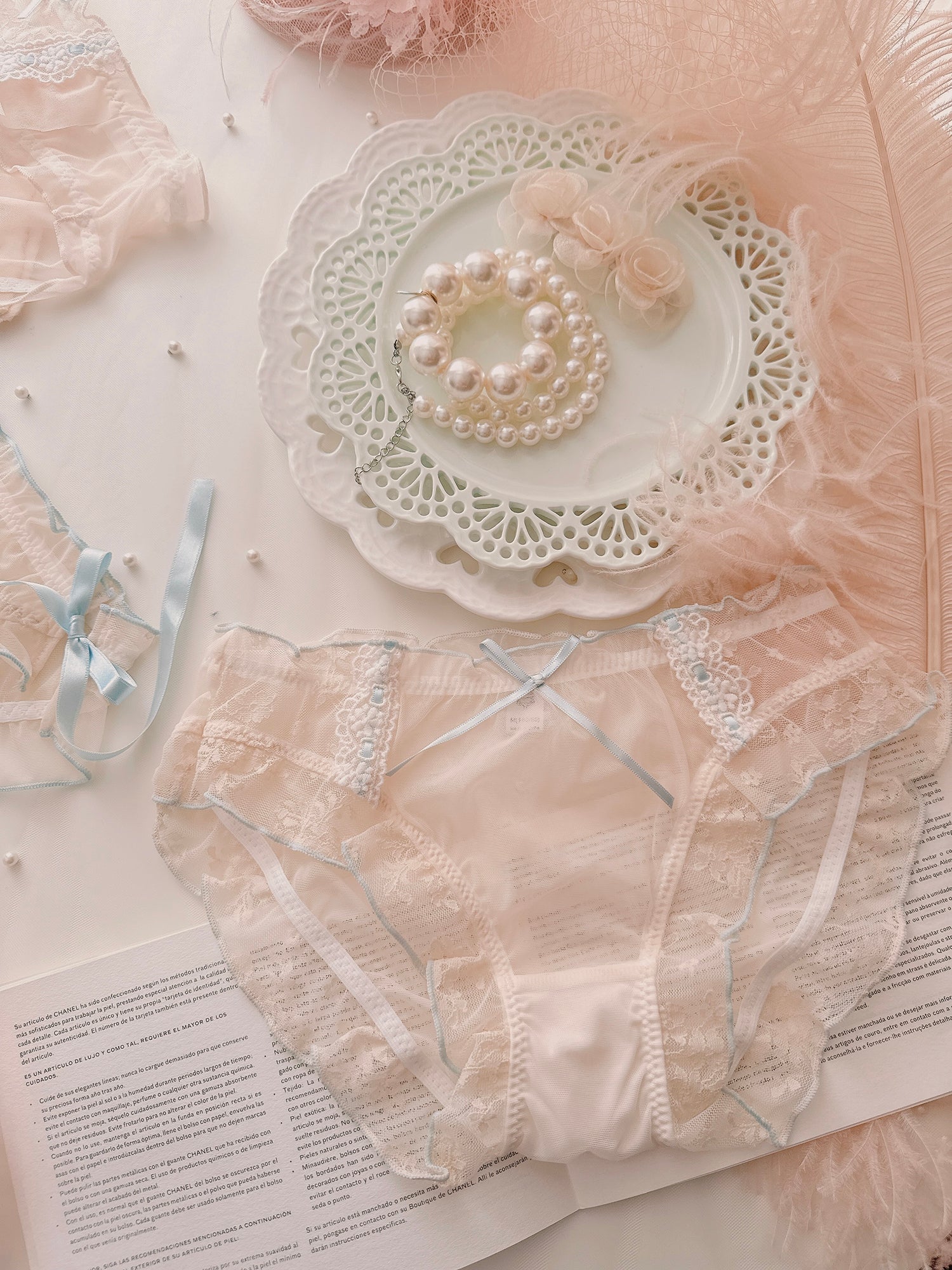 Coquette Blue Ribbon Daydream Panties 4