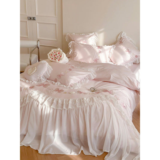 Coquette Blushing Clouds and Petal Dreams Bedding 2