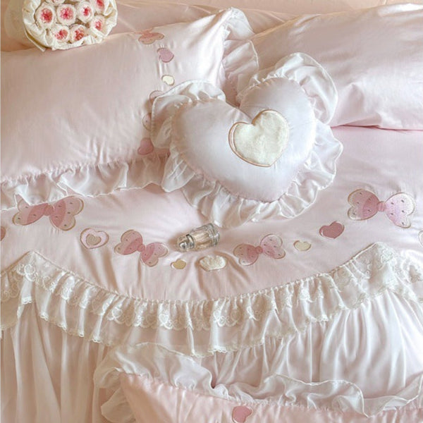 Coquette Blushing Clouds and Petal Dreams Bedding 4
