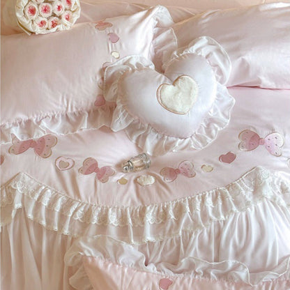 Coquette Blushing Clouds and Petal Dreams Bedding 4
