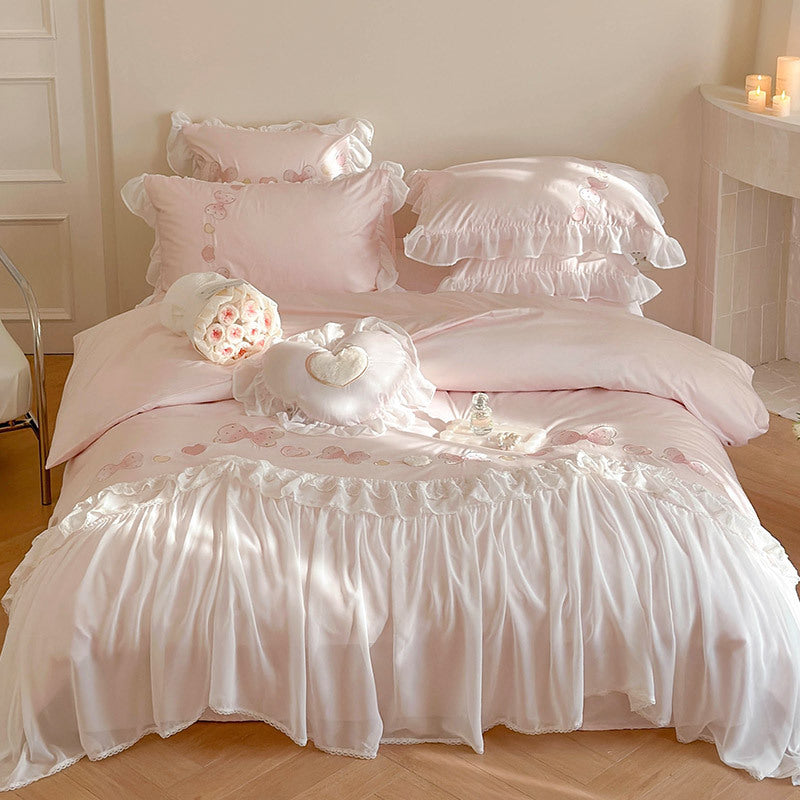 Coquette Blushing Clouds and Petal Dreams Bedding 5
