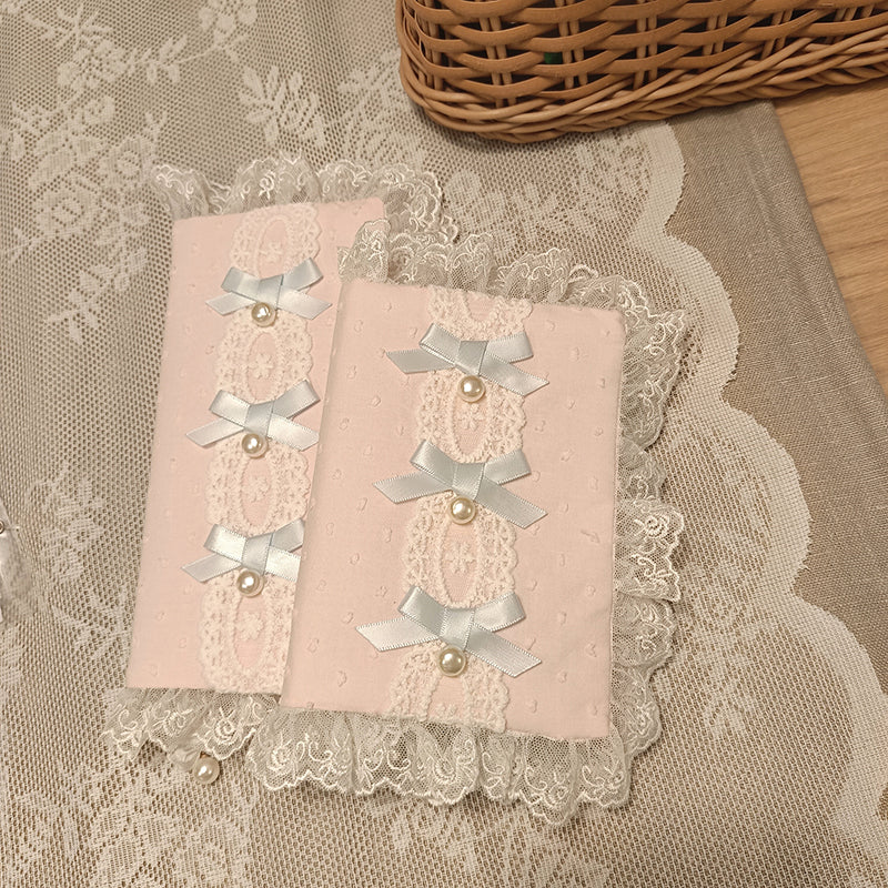 Coquette Cherry Blossom Pink Bow Handmade Journal3
