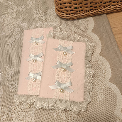 Coquette Cherry Blossom Pink Bow Handmade Journal3