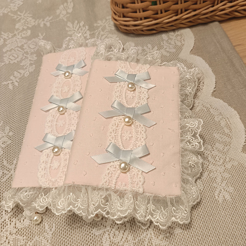 Coquette Cherry Blossom Pink Bow Handmade Journal4