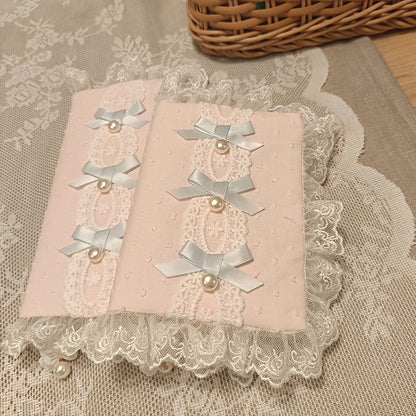 Coquette Cherry Blossom Pink Bow Handmade Journal4