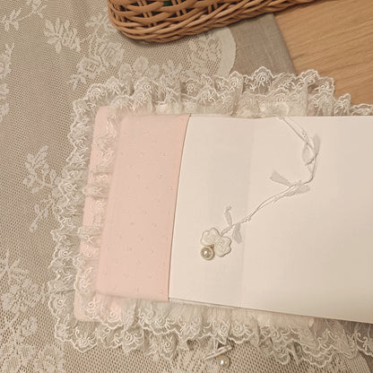 Coquette Cherry Blossom Pink Bow Handmade Journal6