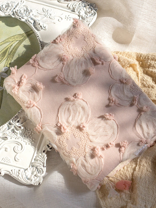 Coquette Dreams Woven in Silk Handmade Journal