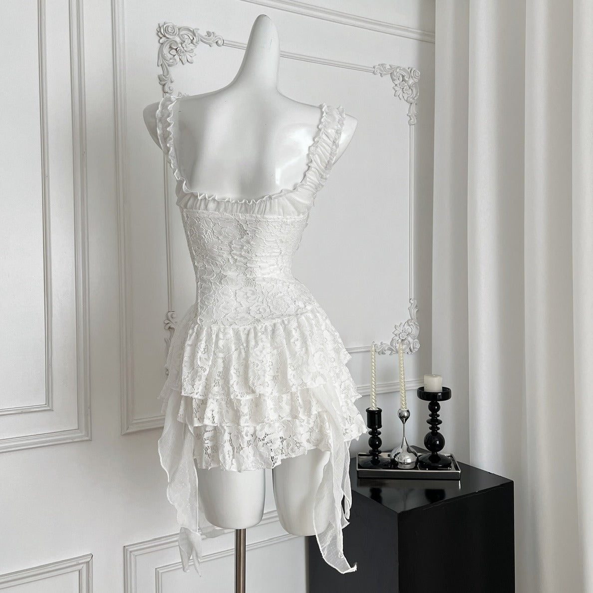 Coquette Ethereal Whispers of White Dress 2
