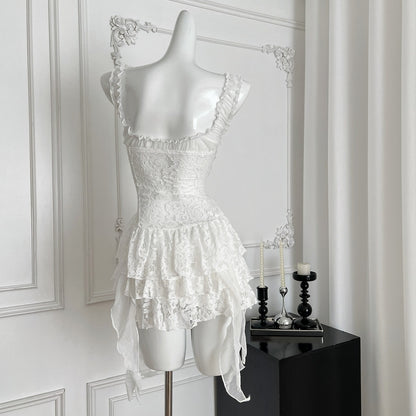 Coquette Ethereal Whispers of White Dress 2