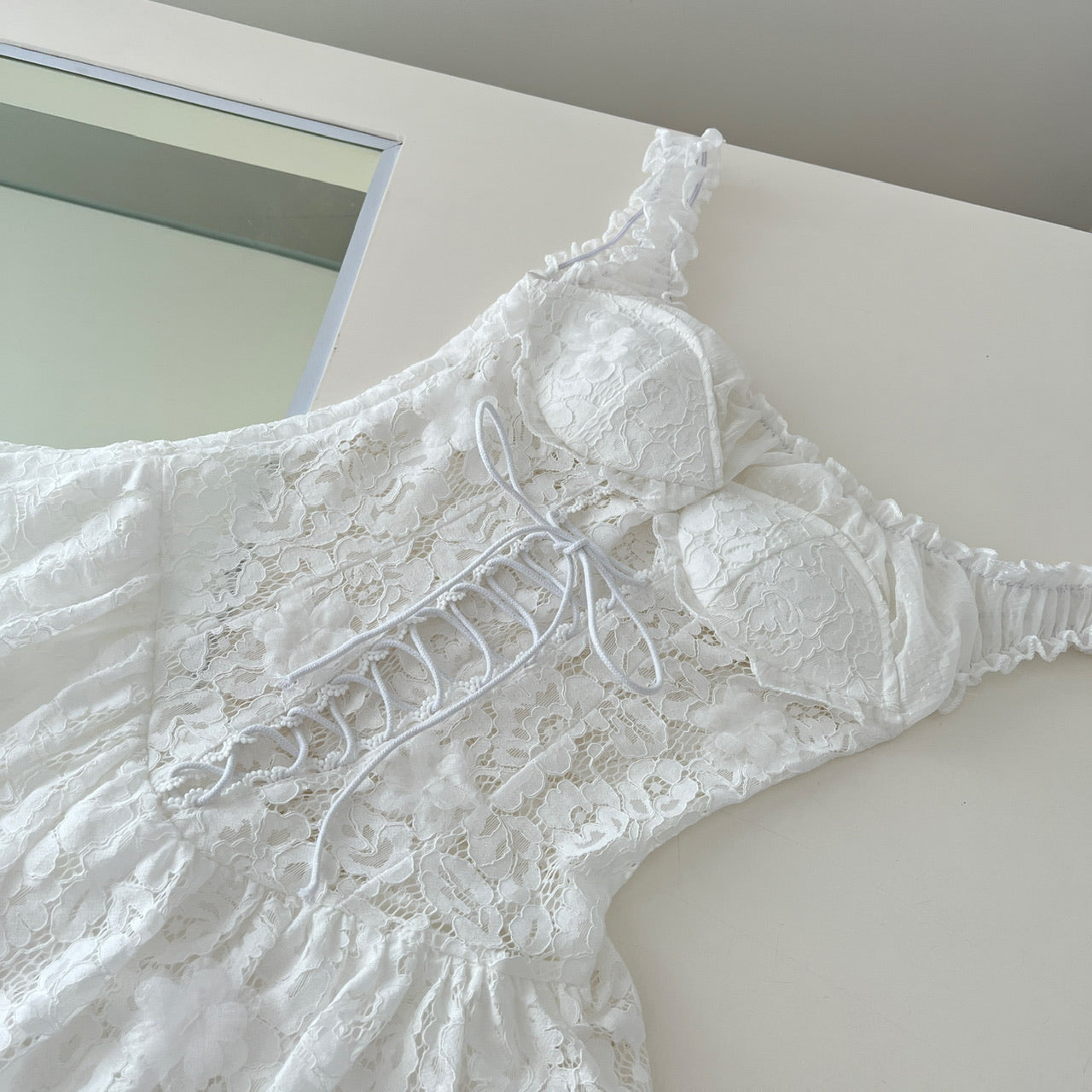Coquette Ethereal Whispers of White Dress 5