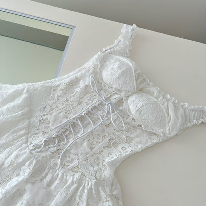 Coquette Ethereal Whispers of White Dress 5