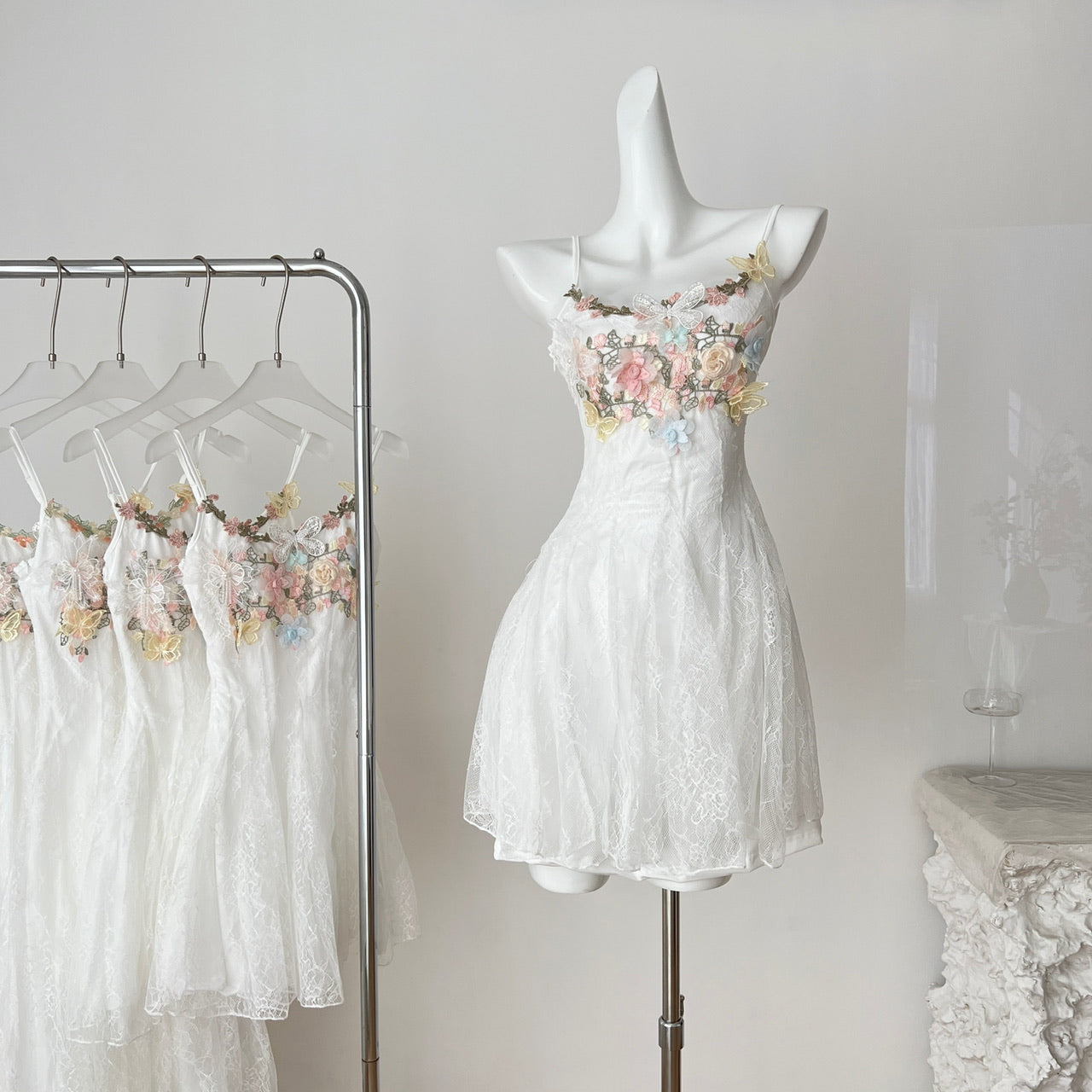 Coquette Gossamer Dreams among Floral Whispers Dress 1