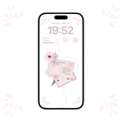 Coquette Like Blossoms Waiting for Spring Wallpaper
