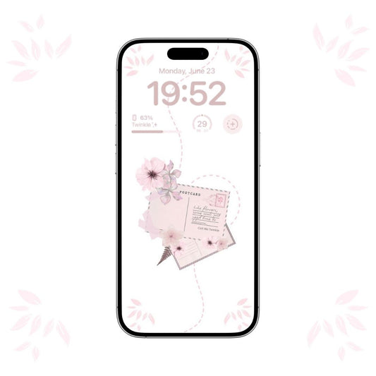 Coquette Like Blossoms Waiting for Spring Wallpaper