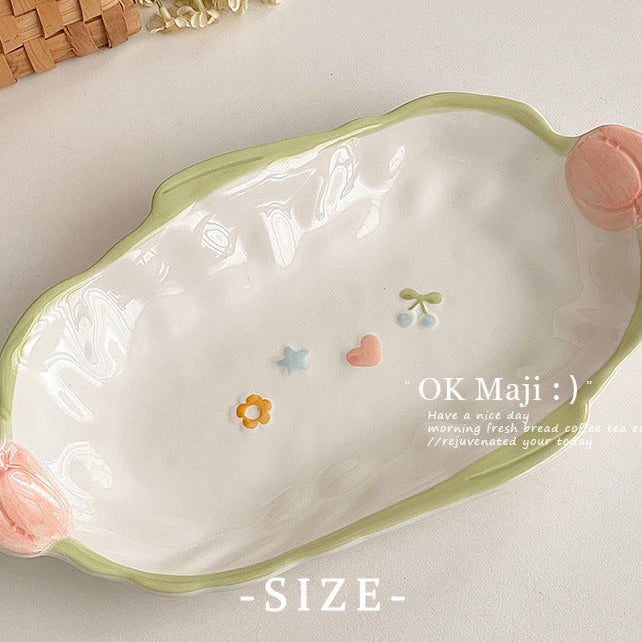 Coquette Petals In A Daydream Plate