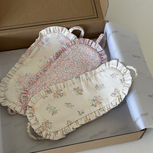 Coquette Petite Fleur Ruffle Sleep Mask 1