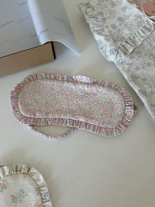 Coquette Petite Fleur Ruffle Sleep Mask 2