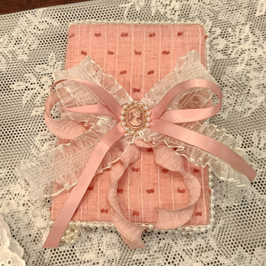 Coquette Raspberry Kiss Handmade Journal