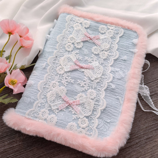 Coquette Velvet Cherry Blossom Love Song Handmade Journal