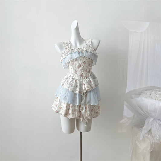 Coquette Whispers of Petals in a Serene Breeze Dress 2