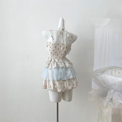 Coquette Whispers of Petals in a Serene Breeze Dress 3