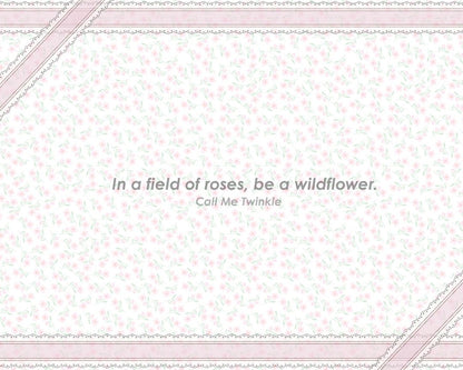 Coquette Wildflower Dreams Wallpaper-2