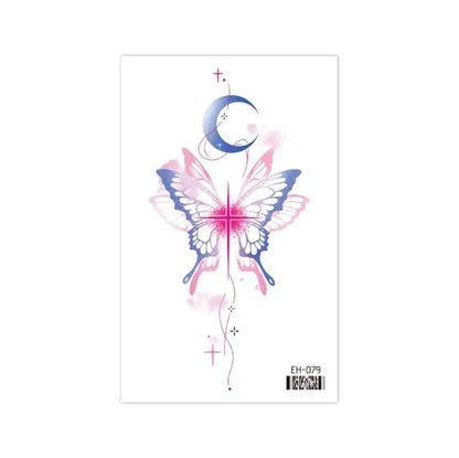 Coquette Twinkle Colorful Temporary Tattoo Sticker